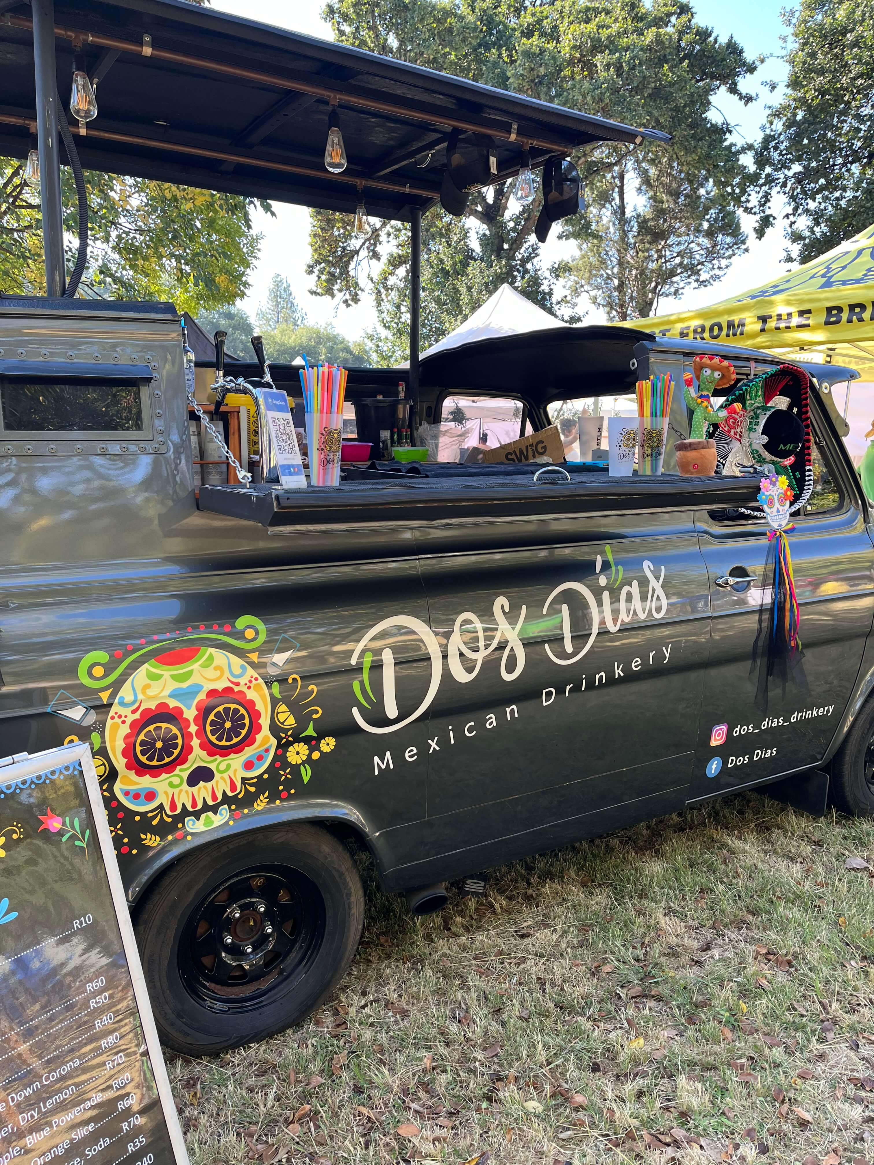 Bar truck at an event